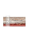 thumbnail image 5 of Unique Loom Utopia Collection Area Rug - Antheia (8' Round Terracotta/Blue), 5 of 7