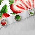 thumbnail image 4 of Homewish Kids Red Strawberry Blackout Curtains Set of 2 (52x84 Each),Fresh Fruit Window Curtains,Kawaii Cute Curtains and Drapes,Breathable Home Decor, 4 of 6