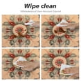 thumbnail image 4 of Nawypu Bohemian Mandala Round Fitted Tablecloth with Elastic Edge  Fitted Table Cloth for Round Table Circular Table Cover Waterproof Wipeable Round Elastic Table Cloth, 4 of 7