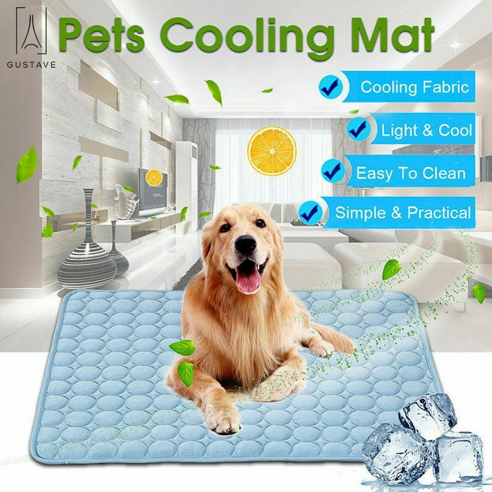 GustaveDesign Pet Cooling Mat for Kennel Sofa Car Seats Dog Cat Bed