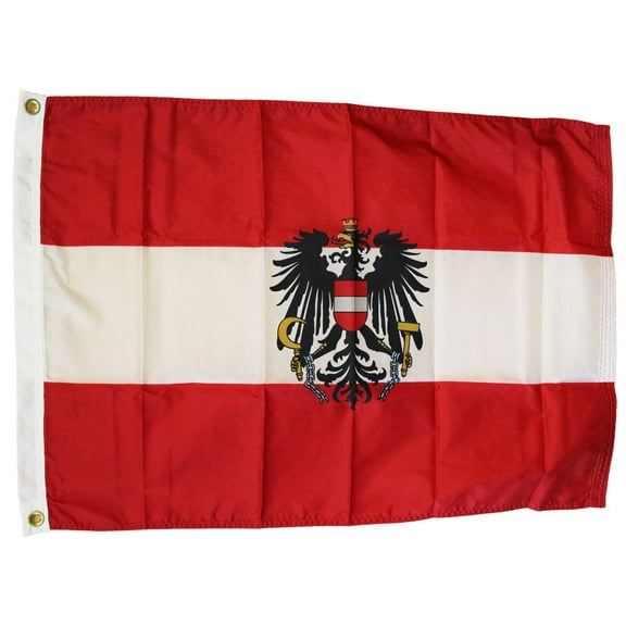 Austria - 2'X3' Nylon Flag (Eagle)