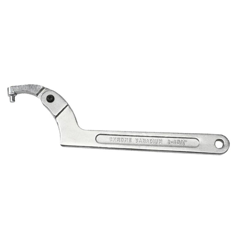 Adjustable Hook Wrench C Spanner Tools for , , 32-76mm Round Head 