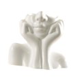 thumbnail image 3 of Jarrón con forma de cara femenina,Jarrón con forma de cara femenina para decoración del hogar y la entrada,Jarrón decorativo de flores para decoración de mesa de oficina,Jarrón de arte, 3 of 8
