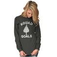 thumbnail image 5 of Squad Goals Wedding Cake Humor Unisex Plus Size Long Sleeve Tee Shirt Brisco Brands 4X, 5 of 6