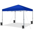 thumbnail image 2 of Alden Design 12 x 12 ft Outdoor Pop up Canopy with One Push Lock Setup for Home & Commercial Use, Blue, 2 of 10