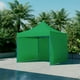 thumbnail image 5 of Ilios Innova | Toldo Plegable Verde 3x3 con Paredes Laterales, Impermeable y Resistente al Calor, Velcro de Ajuste, Ideal para Exterior., 5 of 9