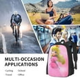 thumbnail image 2 of Princess Peach Backpack Bookbag Casual Daypack Travel Backpacks for Work Hiking Camping, 2 of 7