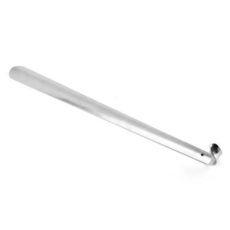 

Men Women Kids Stainless Steel Shoe Horn Long Handle Metal Implement Slipper Extractor Pump