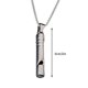 thumbnail image 2 of Collar de descompresión, colgante de acero inoxidable y mindfulness, accesorio para la respiración., 2 of 2