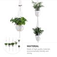 thumbnail image 4 of FUEENIRVA 5Pcs White Woven Hanging Planter Baskets Cotton Rope Plant Hangers for Home Garden, 4 of 6