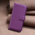 thumbnail image 6 of SaniMore Case for Google Pixel 7 Pro (6.7" 2022), PU Leather Flip Folio Book Protective Cover with Cash Pocket Magnetic Clasp Credit Card Holder Kickstand Men Women TPU Shockproof Wallet Shell, Purple, 6 of 11