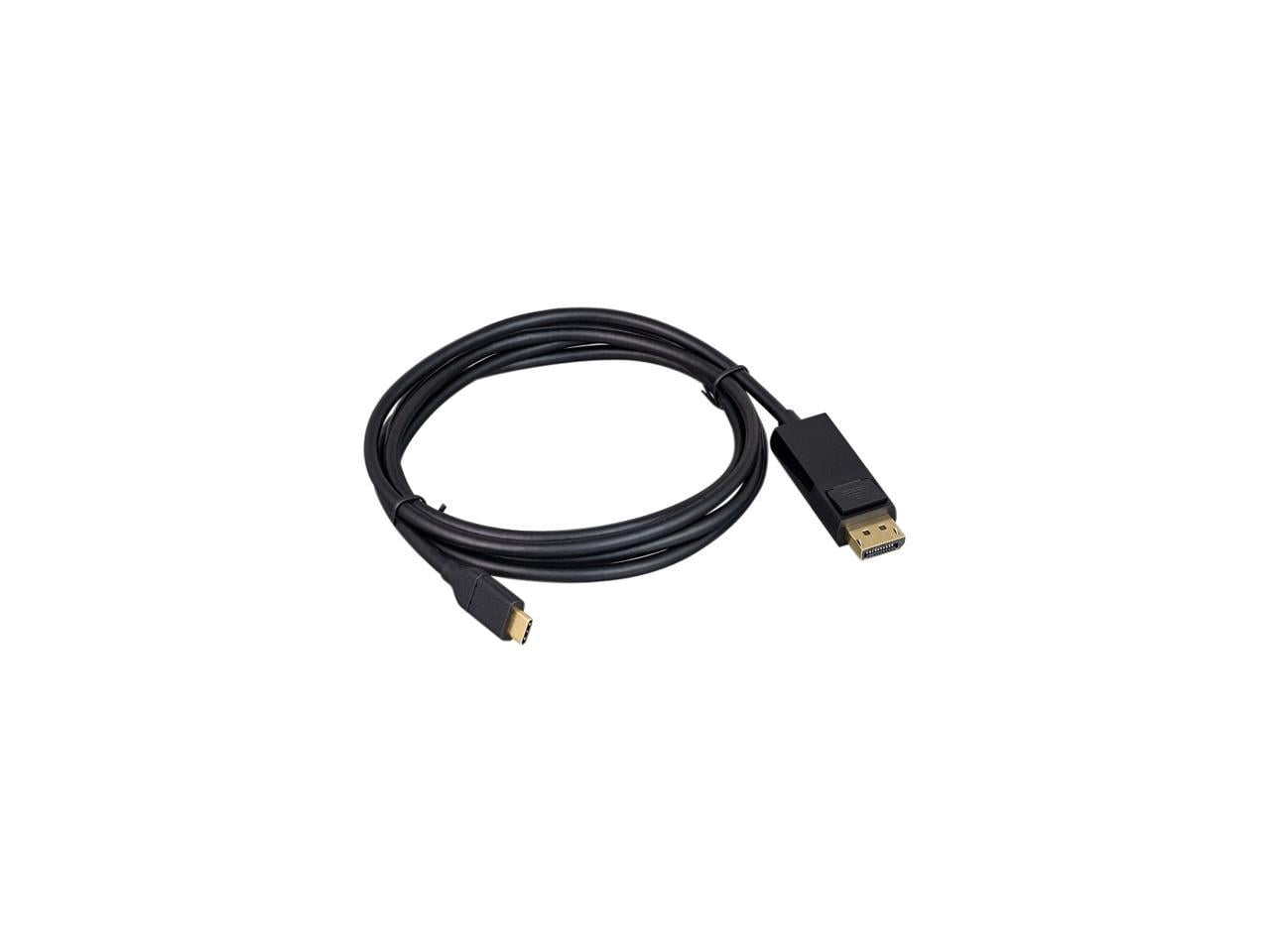 Nippon Labs USB 3.1 10 ft. USB-C to DisplayPort Cable 4K@60HZ, 10' Type C to DP Adapter Cable, Black
