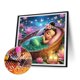 thumbnail image 5 of Pintura de diamante 5D DIY Kit de princesa de taladro redondo completo arte de decoración del hogar 40x40cm, 5 of 9