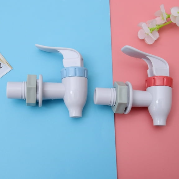 HAKIDZEL Plastic Water Spigot Blue 2Pcs 3.34X2.75X1.18in