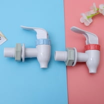 Pretyzoom 2Pcs Water Spigot Downward Curved Flat Spout Assorted Color Easy Maintenance Kitchen Tap for Daily Use