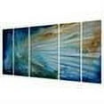 thumbnail image 3 of All My Walls 'Fluid Rigidity' by Megan Duncanson 5 Piece Graphic Art Plaque Set, 3 of 4