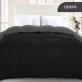 thumbnail image 4 of Utopia Bedding Comforter Duvet Insert, Quilted Comforter with Corner Tabs, Box Stitched Down Alternative Comforters Queen Size Black/Grey, 4 of 8