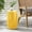 Yellow, variant on Christopher Knight Home 12" Outdoor Iron Side Table, All-Metal Barrel Accent Patio End Table, Dark Blue