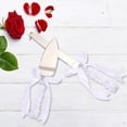 thumbnail image 4 of Elegante juego de cuchillo y servidor para pastel de bodas Juego de corte de pastel Juego de de postre para pastel Juego de cuchillos de pala estrella de diamante de oro Sunnimix pala de pastel, 4 of 8