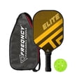 thumbnail image 1 of Pickleball 1 Paddle Elite, Polypropylene Carbon Fiber Core With Propeller Grip For Speed & Spin, Includes Paddle Cover & 1 Ball | Designed For Power & Controlled Spin, 1 of 5