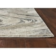 thumbnail image 3 of 5' X 8' Natural Abstract Wave Brushstrokes Indoor Area Rug, 3 of 5