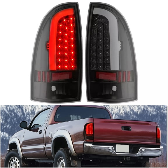 Rear LED Tail Lights Brake Lamps Smoke For Toyota Tacoma 2005-2015 #8155004160