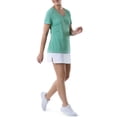thumbnail image 2 of Athletic Works Women's Core Active Short Sleeve V-Neck T-Shirt, Sizes XS-3X, 2 of 7