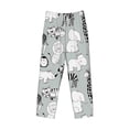 thumbnail image 4 of Goofa African Animals Printed Soft Pajama Pants for Men, Wide Leg Comfy Casual Lounge Yoga Pants-Large, 4 of 9