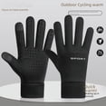 thumbnail image 2 of Guantes térmicos de invierno para hombre y mujer, etiqueta horizontal, unilaterales, deportivos, antideslizantes, con pantalla táctil, a prueba de viento, impermeables, a prueba de frío, de algodón, 2 of 6