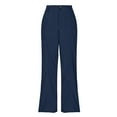 thumbnail image 6 of Diufon Women's High Waisted Corduroy Pants Casual Straight Leg Pant Trendy Office Work Trousers with Pockets, 6 of 7