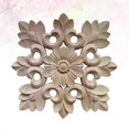 thumbnail image 3 of Flower Carving Wooden Pieces Creative Wood Crafts Home Decor Fashion Wood Chips, 3 of 3