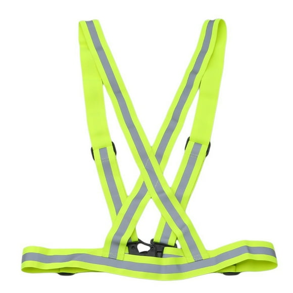 Unisex Reflective Vest Reflective Safety Waistcoat Reflective Stripe Vest Gear Stripes Jacket High Visibility for Outdoor Running Cycling Jogging Dog Walking at Night