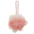 thumbnail image 3 of Bath Pouf, Staron 2026 Large Exfoliating Bath Sponge, Dual-Color Rope Foaming Net Body Scrubber Soft Washable Quick-Dry, Pink, 3 of 4
