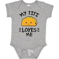 thumbnail image 3 of Inktastic My Titi Loves Me with Taco Illustration Boys or Girls Baby Bodysuit, 3 of 5