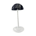 thumbnail image 2 of Soporte para la cabeza, organizador de gorras con cúpula de encaje, cabeza de maniquí para peinar el cabello Negro, 2 of 8