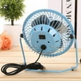 thumbnail image 5 of Nogis 4 inch USB Mini Fan, Portable Small Desk Fan, Mini Personal Fan with , Super Quiet Table Fan, Metal Design, 360° Up and Down, Perfect for Home Office,School Blue, 5 of 9