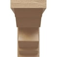 thumbnail image 2 of 6"W x 18"D x 12"H Classic Sheridan Rough Cedar Woodgrain TimberThane Corbel, Primed Tan, 2 of 6