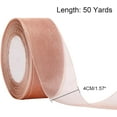 thumbnail image 2 of 1.5 in 50 Yards Organza Gift Ribbon, Organza Sheer Chiffon Handmade Ribbon for Gift Wrapping, Crafting Projects, Wedding Decor, Christmas, 1 Roll, 2 of 6