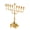 Gold, variant on Metal Plated Menorah Candelabra 9 Branch Hanukkah Menorah Candle Holders Gift