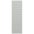 thumbnail image 5 of Ekena Millwork 18"W x 78"H True Fit PVC Horizontal Slat Modern Style Fixed Mount Shutters, Hailstorm Gray (Per Pair - Hardware Not Included), 5 of 9