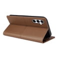 thumbnail image 5 of Allytechgroup Flip Case for Samsung Galaxy A55 with Credit Card Slot, PU Leather Wallet Phone Case with Stand Slim Lightweight Shockproof Back Cover Bumper for Samsung Galaxy A55, Brown, 5 of 8