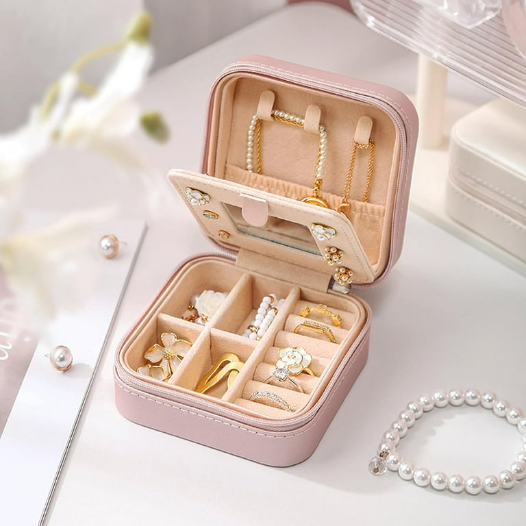 Good gift idea Travel Jewelry Case for Women Fashion Ring Necklace