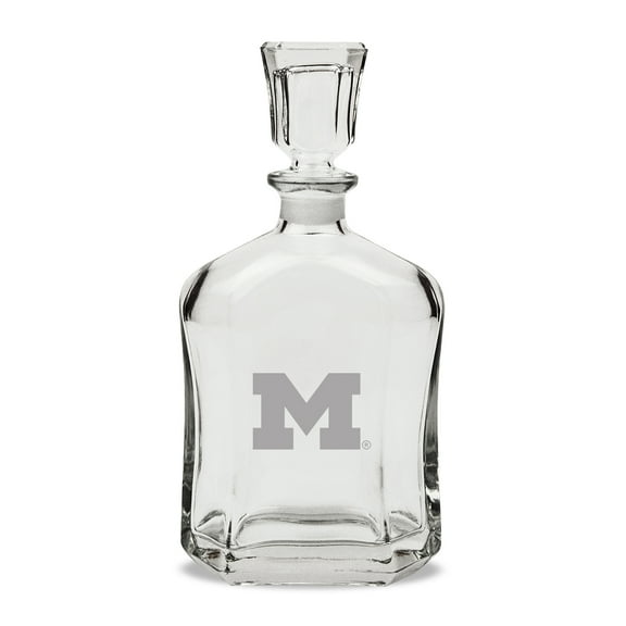 Michigan Wolverines 23.75oz. Whiskey Decanter