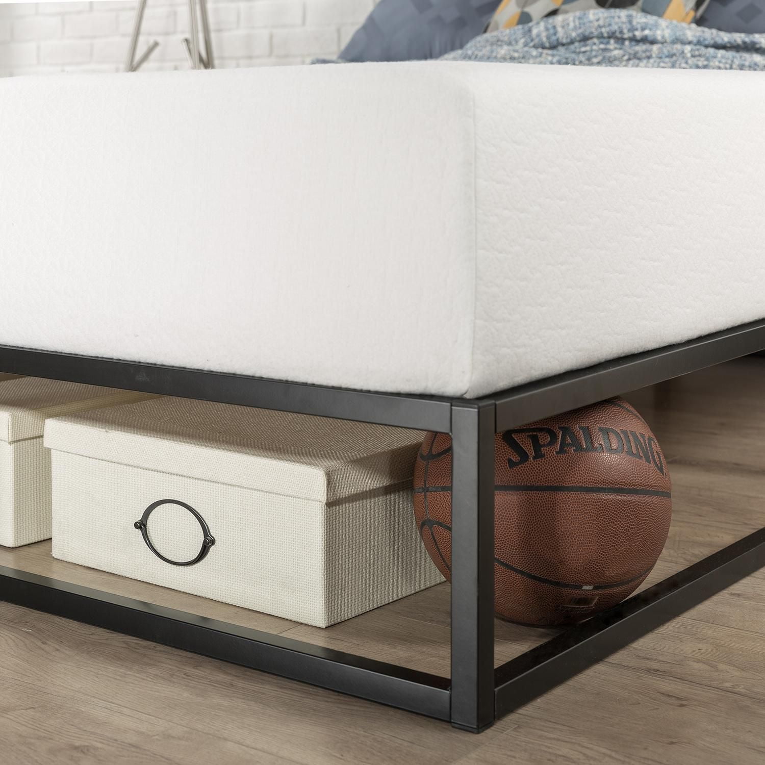 Zinus Joseph 10 inch Black Metal Platform Bed Frame