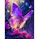thumbnail image 1 of DIY Diamond Art Painting Flower Butterfly Fantasy Full Square/Round Embroidery Mosaic Rose Cross Stitch New Arrivals X1030Round 40X40cm Gao Jinjia LED, 1 of 2