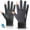 Gray, variant on Winter Warm Fingerless Gloves For Men Women Windproof Thermal Gloves with Thick Velvet Liner Lengthen Knit Cuff Fingerless Touchscreen Gloves Handwarmers Mittens For Gaming Cycling Running Hiking