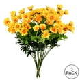 thumbnail image 3 of Vickerman 14.5" Artificial Yellow Wild Daisy Bush, Set of 3, 3 of 3