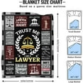 thumbnail image 7 of Lawyer Gifts for Women Men, Best Lawyer Ever Soft Flannel Blanket , Law School Gifts for Future Lawyers, Attorney Graduation Retirement Birthday Gifts for Passing The Bar Exam Blanket Lawyer-1, 7 of 7