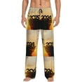 thumbnail image 5 of Mens Pajama Pants, Welcome Merry Christmas In 2025 Soft Sleep & Lounge Pants for Men, Cuteness Casual PJ Bottoms Pants with Pockets, 5 of 7
