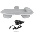 thumbnail image 1 of Car PVC Inflatable Bed Back Seat Mattress Rest Sleep Travel Camping Airbed with Air Pump Silver, 1 of 5